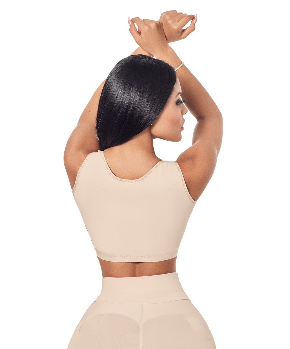 Brasier postoperatorio con faja moldeadora: Bust support & tummy control ( REF. C-031 )