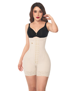 Faja Colombiana Luxury Queen:  Faja con Varillas de Tercera Etapa para Definición de Cintura ( Ref. LUXI-051 / LUXI-251 )