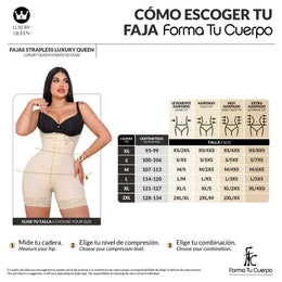 Luxury Queen Colombian Waist Trainer: Third Stage Waist Definition Waist Trainer with Boning (Ref. LUXI-051 / LUXI-251)