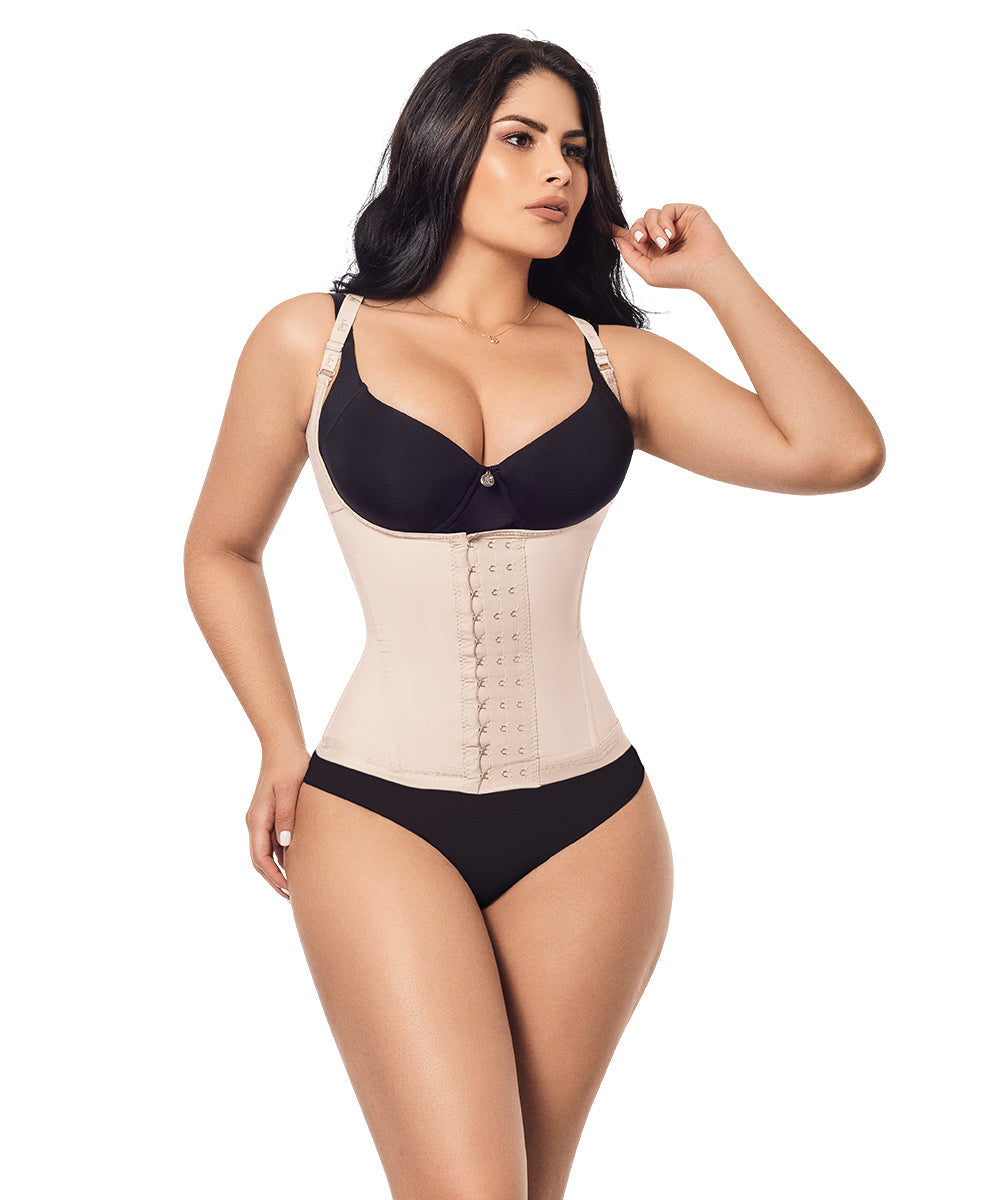 Faja chaleco colombiana:  Back support waist trainer ( Ref. O-060 )