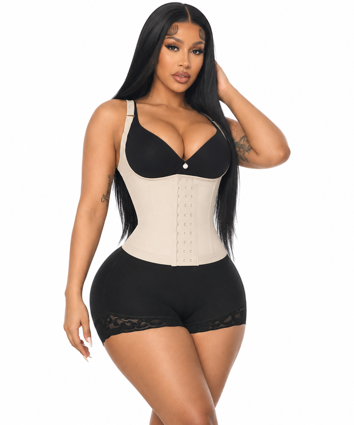 Colombian girdle vest: Back support waist trainer (Ref. O-060)