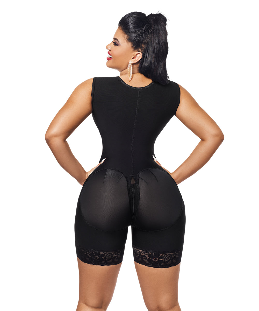 Faja colombiana con brasier Luxury Queen: High compression shapewear ( Ref. Lux - 293 / Lux - 093 )